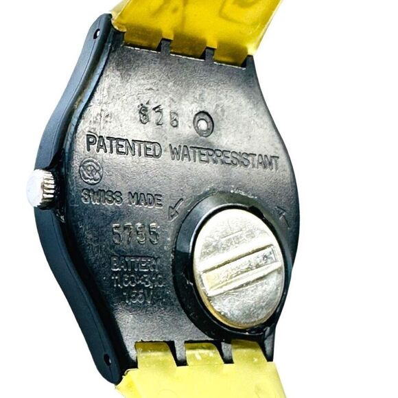 SWATCH Watch Autographed By 1996 Olympic Games Designer Annie Leibovitz GB178 Su - Picture 8 of 10